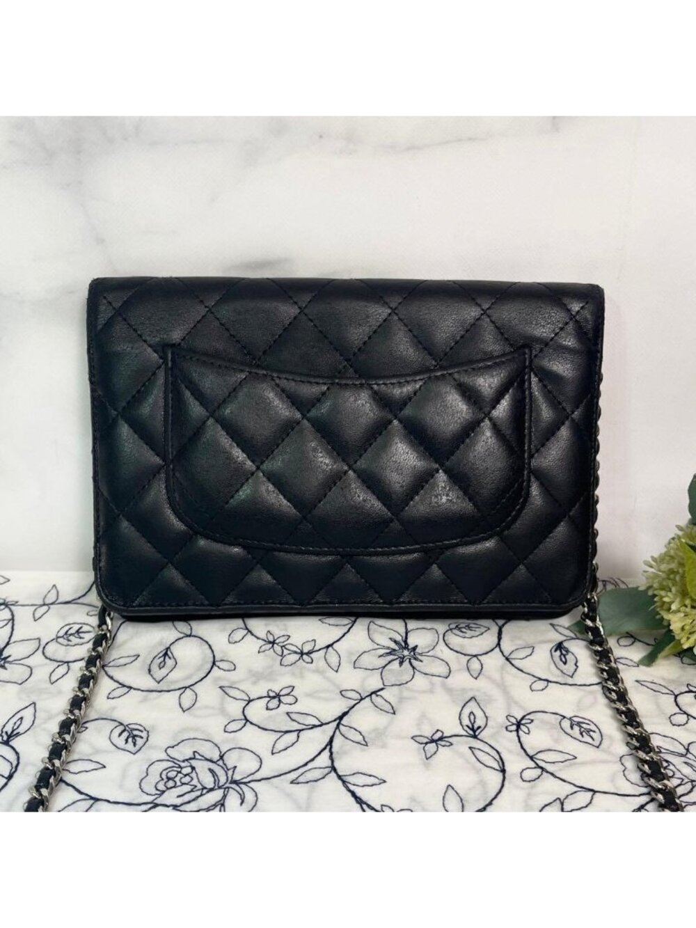 Chanel Chain Wallet Black Quilted - Picture 3 of 14